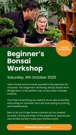 Beginners Bonsai Workshop | 4th October 2025